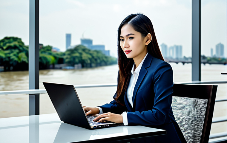 비즈니스 인텔리전스를 위한 실시간 데이터 처리 - Modern Thai Businesswoman**

"A confident Thai businesswoman in a modern office in Bangkok, wearing ...