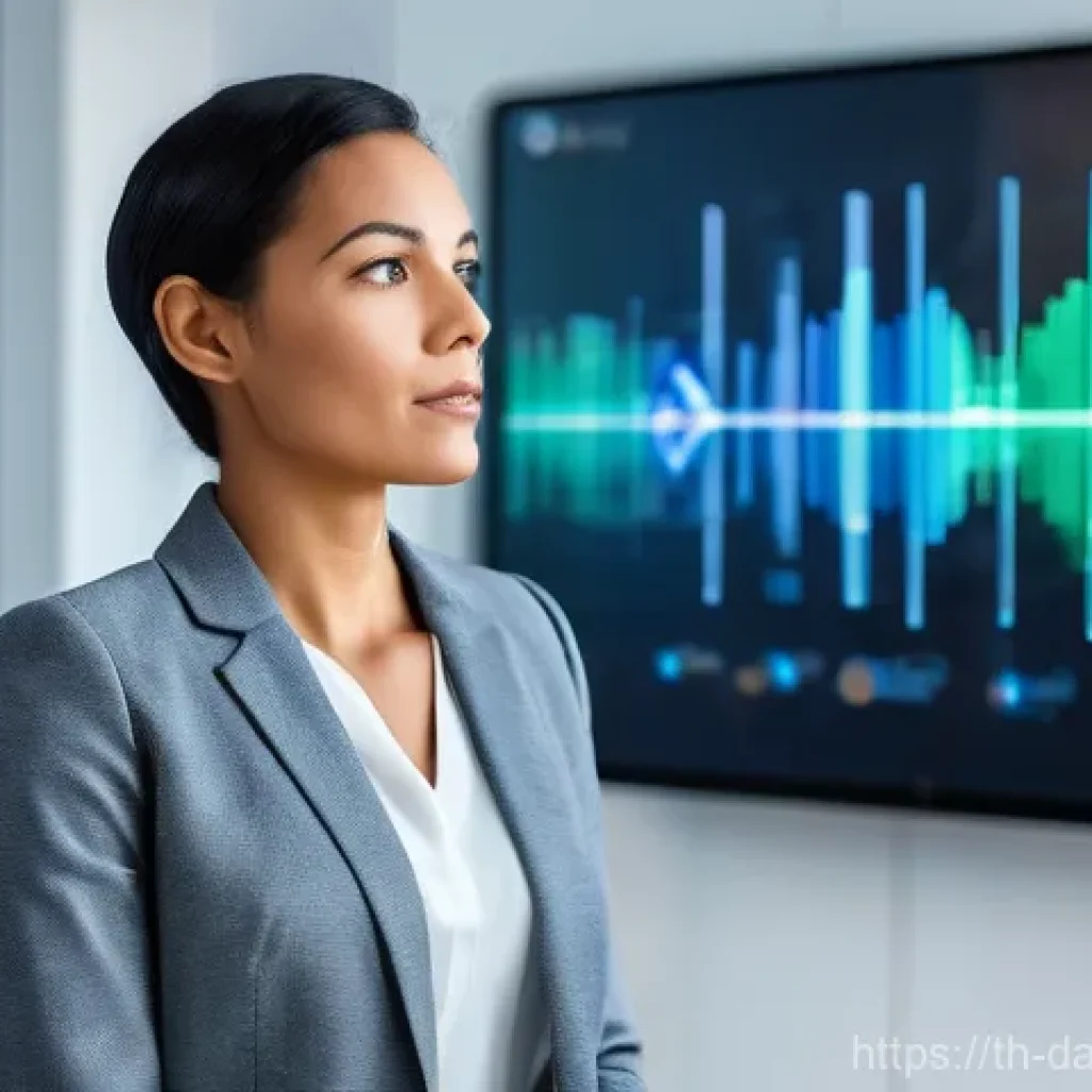 실시간 데이터 처리와 고객 경험 향상 전략 - **Prompt: Real-time Customer Insight Dashboard**
A diverse business professional (e.g., a woman ...