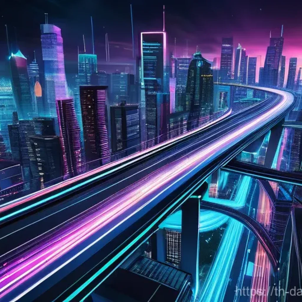 실시간 데이터 처리 파이프라인의 사용자 정의 함수 활용 - **Prompt:** A dynamic, high-angle aerial shot of a vibrant, futuristic cityscape at night. Intricate...