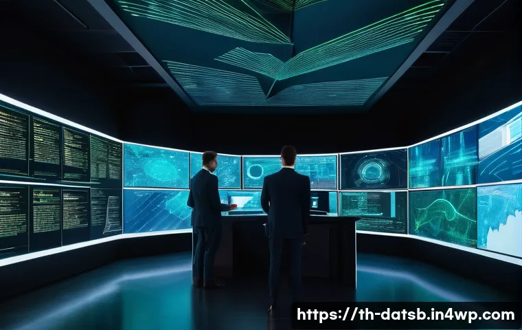 실시간 데이터 처리 시스템의 데이터 레이아웃 최적화 - **Prompt: Real-time AI Data Flow in a Futuristic Command Center**
"A vibrant, wide-angle shot of...